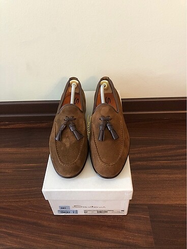 SANTONİ,41 NUMARA,SÜET LOAFER AYAKKABI