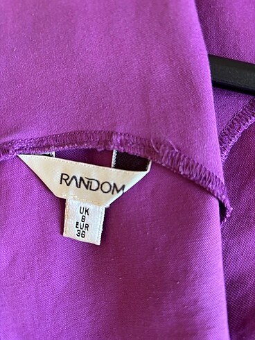 36 Beden mor Renk RANDOM etiketli mor/fusya elbise