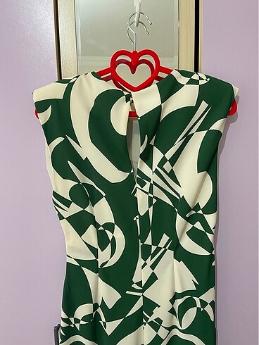 m Beden yeşil Renk Zara saten elbise