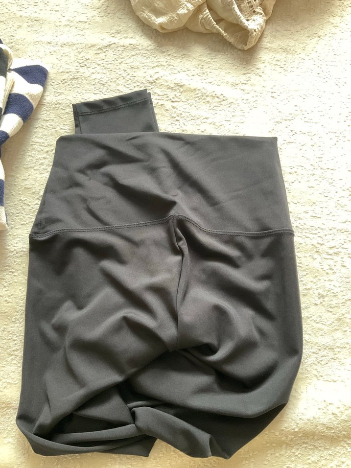 Siyah Düz Kadın Spor Tayt - Görsel 2