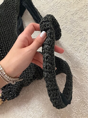 2000 ler boncuklu çanta - Görsel 5