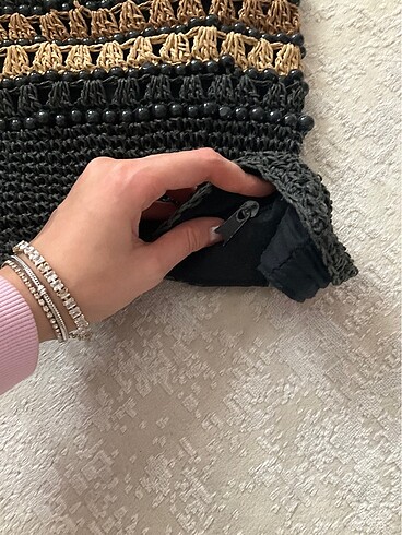 2000 ler boncuklu çanta - Görsel 9
