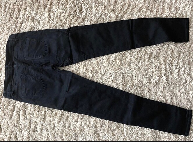 Zara Siyah 36 beden Canvas Dar kesim Pantolon - Görsel 6