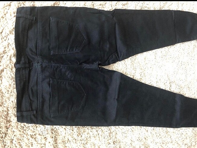 Zara Siyah 36 beden Canvas Dar kesim Pantolon - Görsel 7