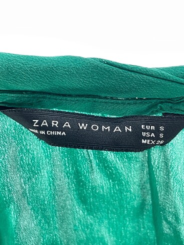 s Beden yeşil Renk Zara Kısa Elbise %70 İndirimli.