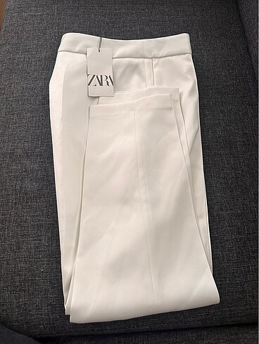Zara yüksek bel saten pantolon
