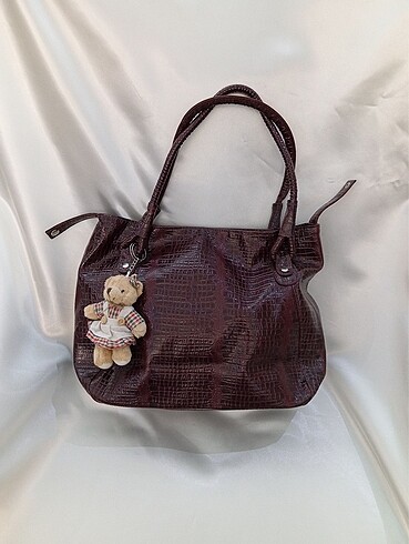 Bordo rugan vintage çanta