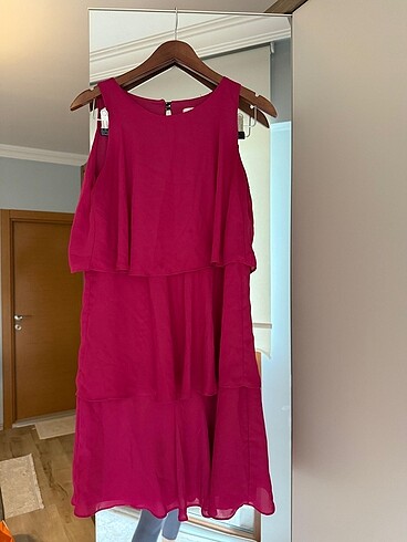 40 Beden pembe Renk Kısa elbise