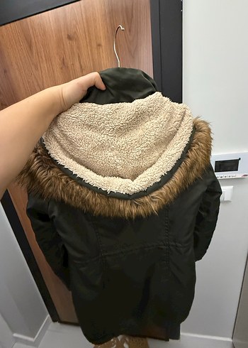 Kürk Detaylı Gri Deri Kadın Ceket - Görsel 4