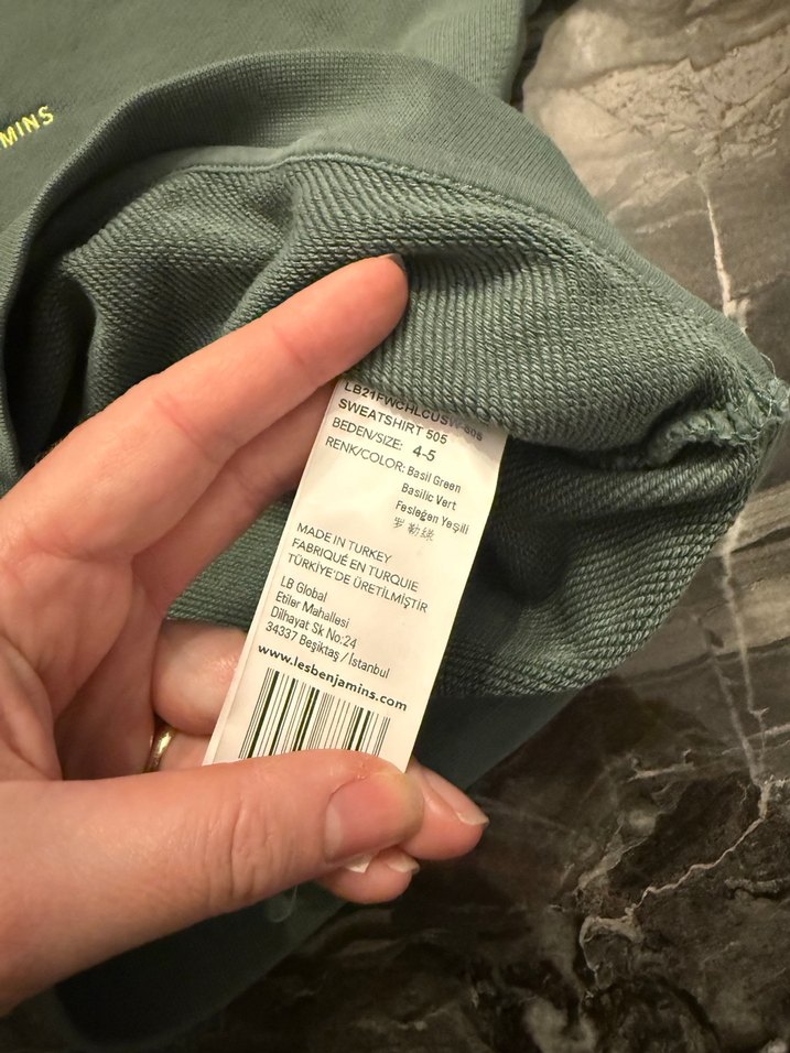 Çocuk Haki sweat - Görsel 2