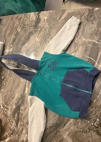 Kapüşonlu Fermuarlı Erkek Çocuk Sweatshirt - Görsel 3