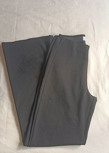 Düz Siyah Kadın Kumaş Pantolon