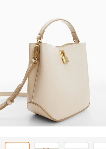 Mango Mango Kilitli mini shopper çanta
