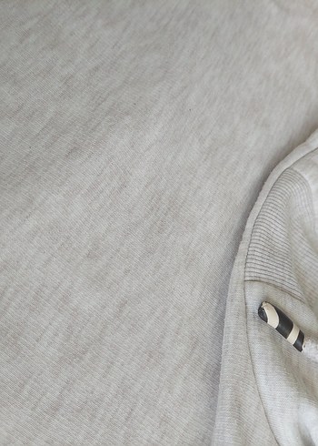 Bej Kapüşonlu Erkek Sweatshirt - Görsel 4