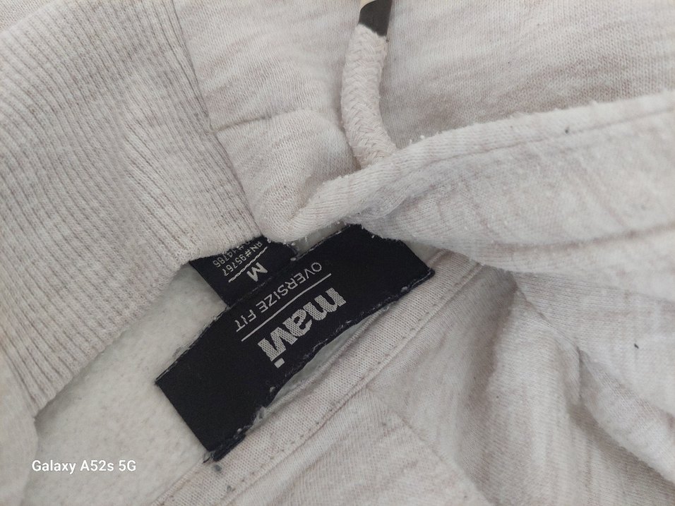 Bej Kapüşonlu Erkek Sweatshirt - Görsel 3