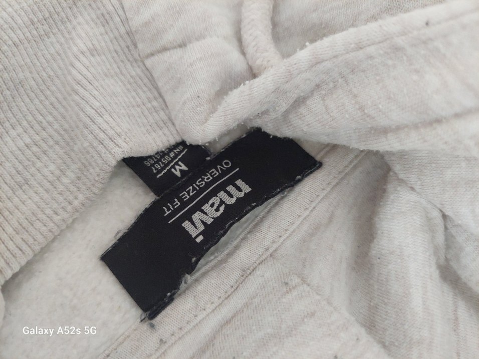 Bej Kapüşonlu Erkek Sweatshirt - Görsel 2