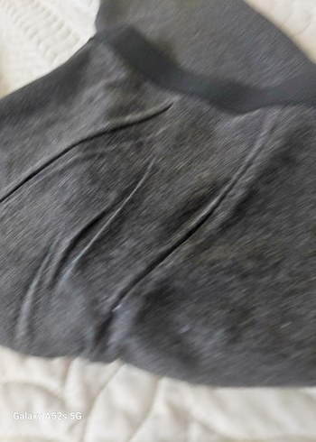 Gri Fermuarlı Kadın tayt - Görsel 3