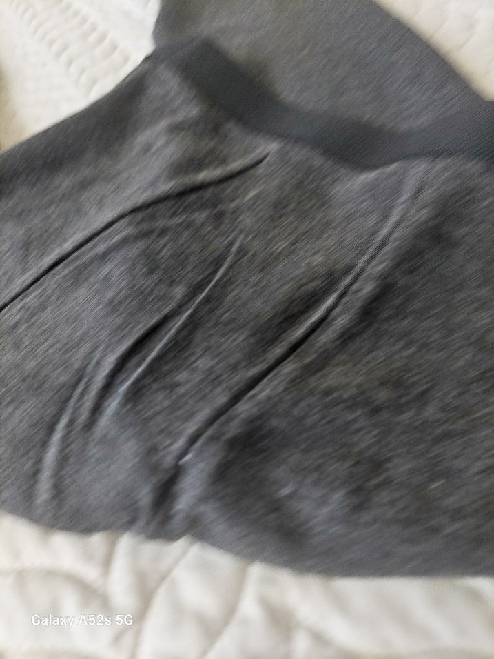 Gri Fermuarlı Kadın tayt - Görsel 3