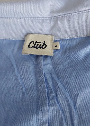 Mavi Düğmeli Kadın Gömlek - Görsel 4