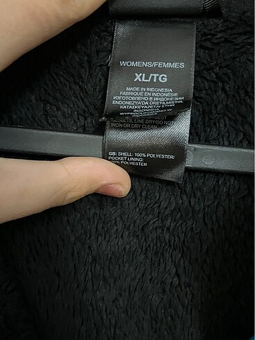 xl Beden siyah Renk The north face peluş ceket
