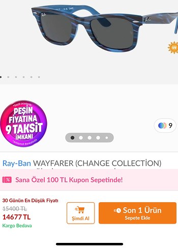 Ray Ban ürünü