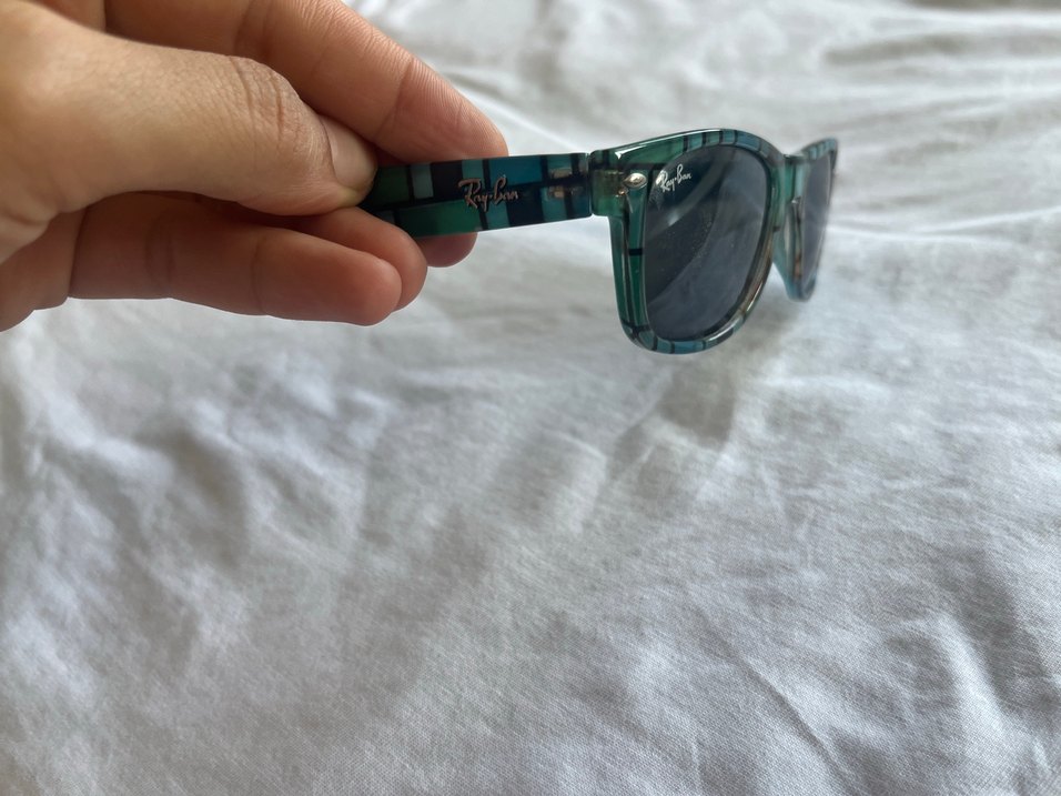 Ray-Ban Wayfarer Mavi Desenli Güneş Gözlüğü — görsel 6/11