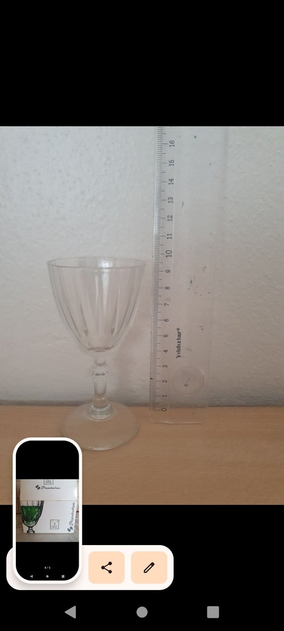 Şeffaf kahve yanı bardak - Görsel 5