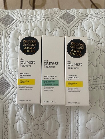 The purest solutions kullanilmis