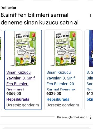 8.sınıf test kitabi