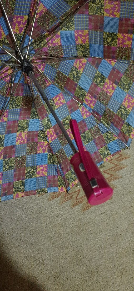 Renkli Pileli Bohem Kadın Şemsiye - Görsel 3