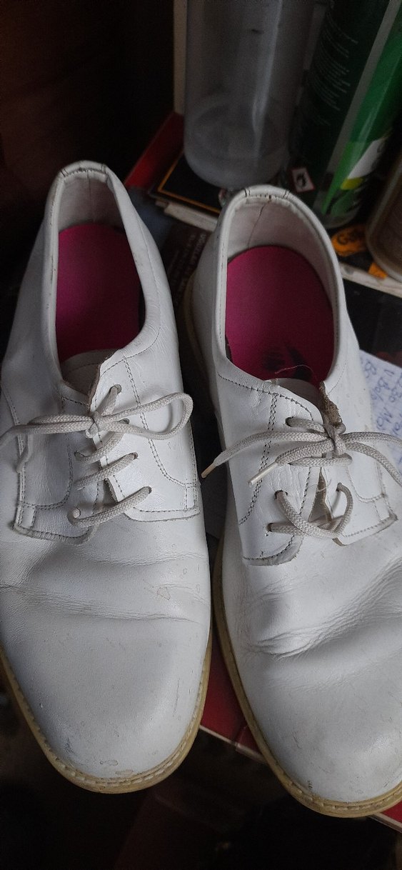 Erkek Beyaz Bağcıklı Klasik Ayakkabı - Görsel 2