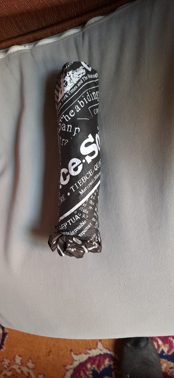 Püsküllü Siyah Bohem Kadın Şemsiye - Görsel 5