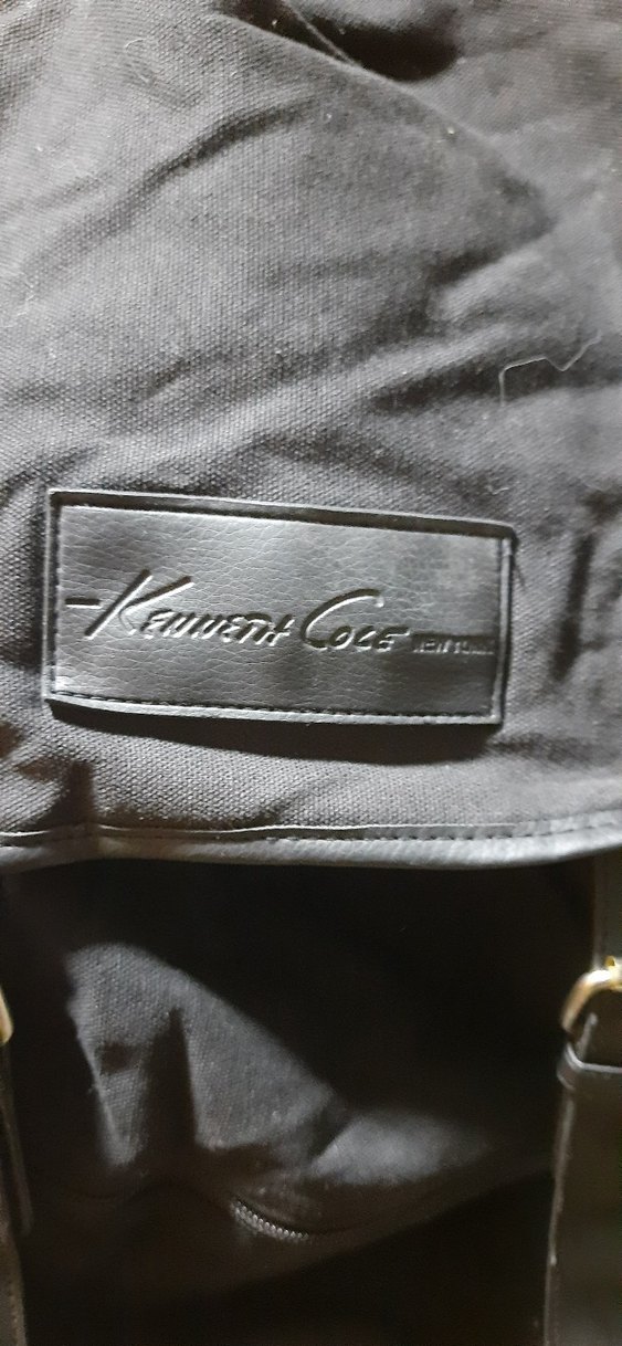 Kadın Siyah Deri Tokalı Sırt Çantası - Görsel 4