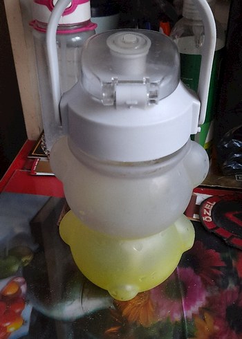 Renkli Ayı Figürlü Çocuk Termos Şişesi - Görsel 3