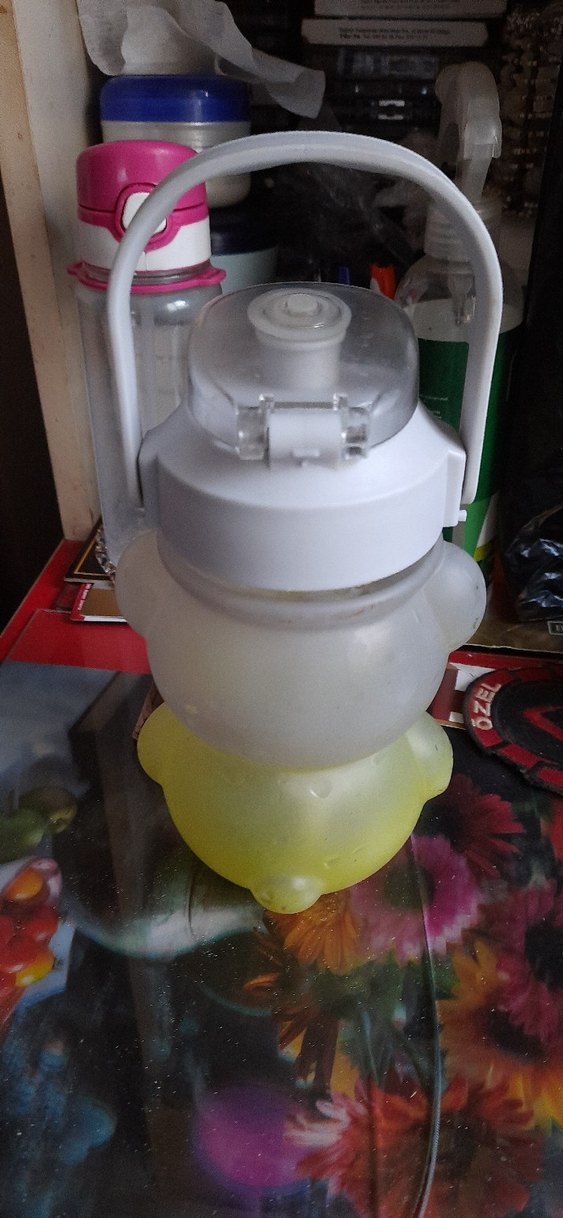 Renkli Ayı Figürlü Çocuk Termos Şişesi - Görsel 3