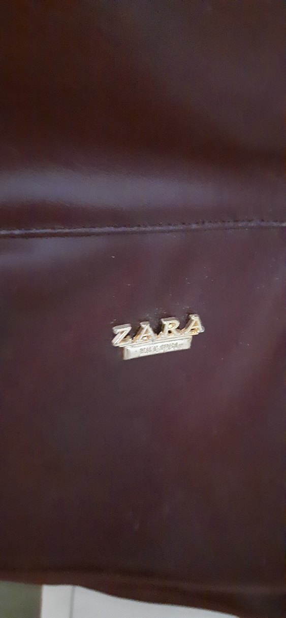 Kahverengi Deri Sırt Çantası ZARA - Görsel 2