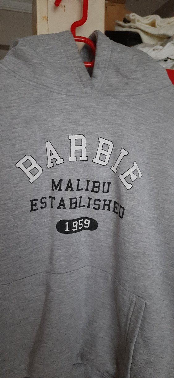 Gri Kadın Uzun Kollu Sweatshirt - Görsel 2