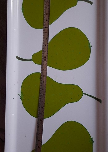 Yeşil Armut Desenli Dikdörtgen Tepsi İKEA - Görsel 2