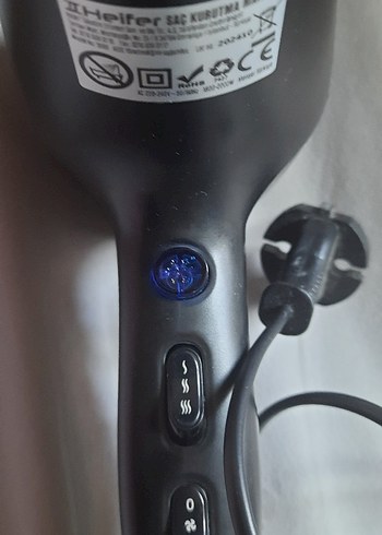 Siyah Helfer 2200W Saç Kurutma Makinesi - Görsel 6