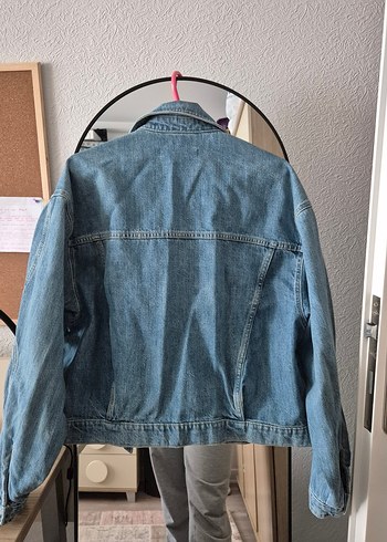 Mavi Kadın Denim Ceket Düğmeli - Görsel 2