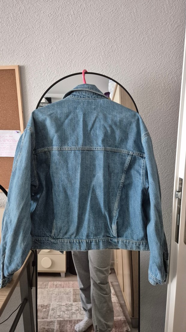 Mavi Kadın Denim Ceket Düğmeli - Görsel 2