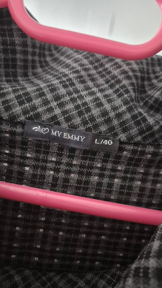 Business Casual kısa kollu ekose elbise - Görsel 3