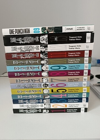 Death Note Manga Serisi ve One Punch Man 9
