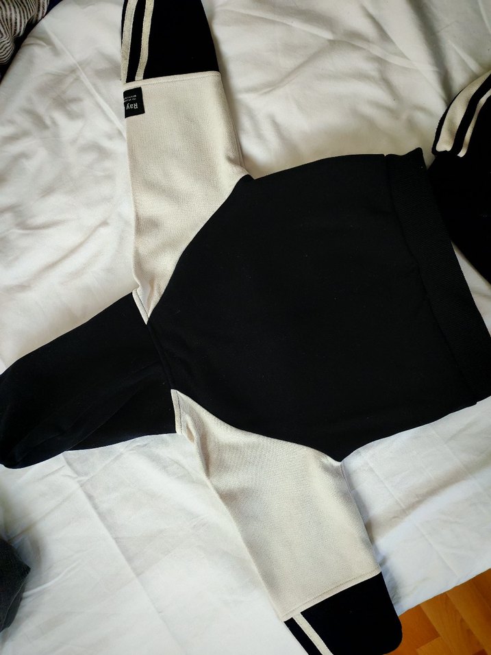 Kapüşonlu Fermuarlı Siyah Erkek Eşofman Takımı - Görsel 2