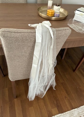 kısa tül duvak