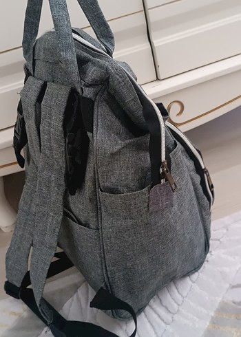 Gri Bebek Bakım Çantası - Görsel 4