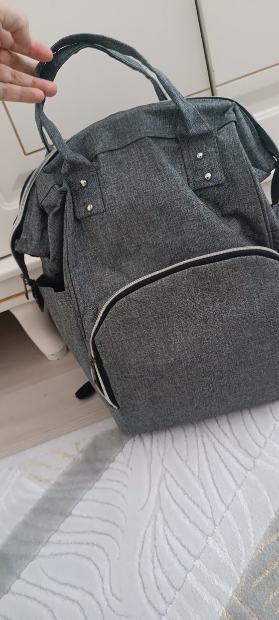 Gri Bebek Bakım Çantası - Görsel 2