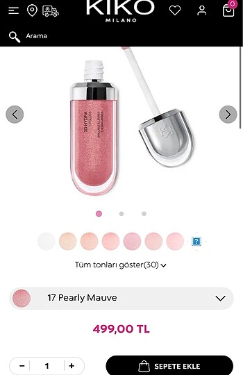 Beden çeşitli Renk Kiko Gloss