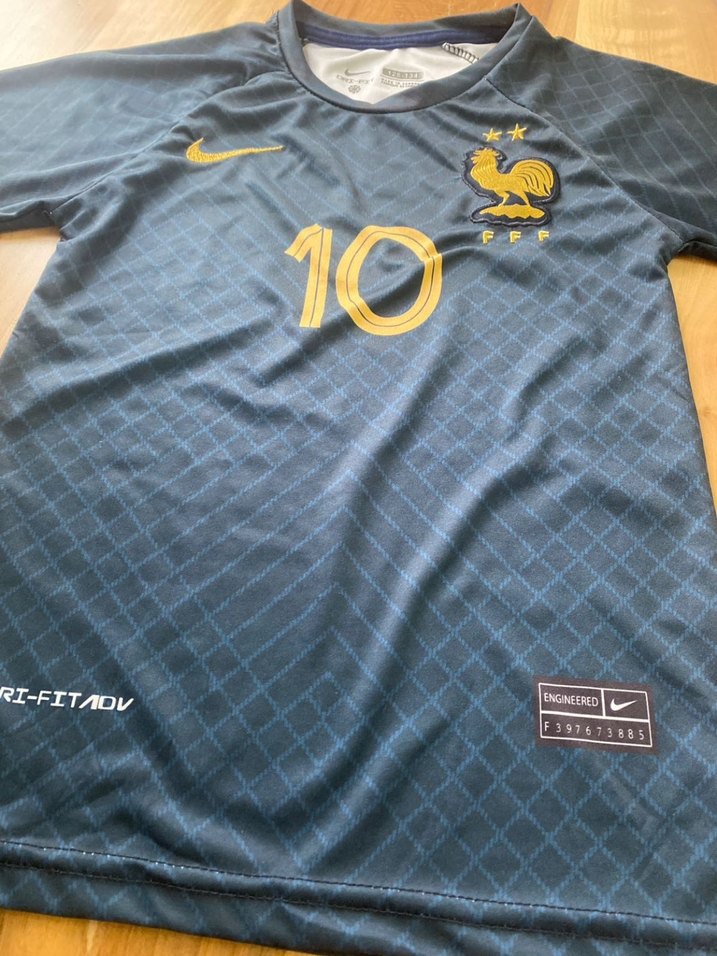 Mavi Mbappe Baskılı Erkek Spor Tişörtü - Görsel 3