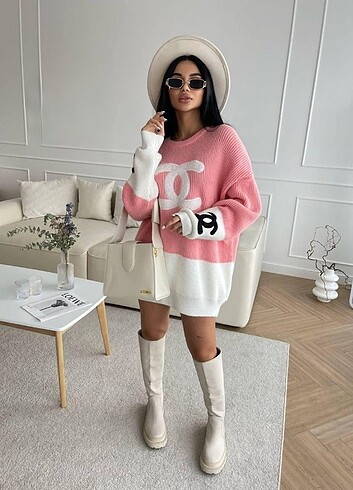 universal Beden Chanel kadın triko elbise 